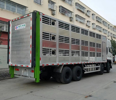 恒温厢式车与9米6东风运猪车 现代畜禽运输的革新与选择